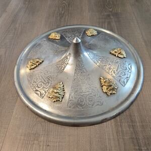 Vintage Ornate Metal Shield